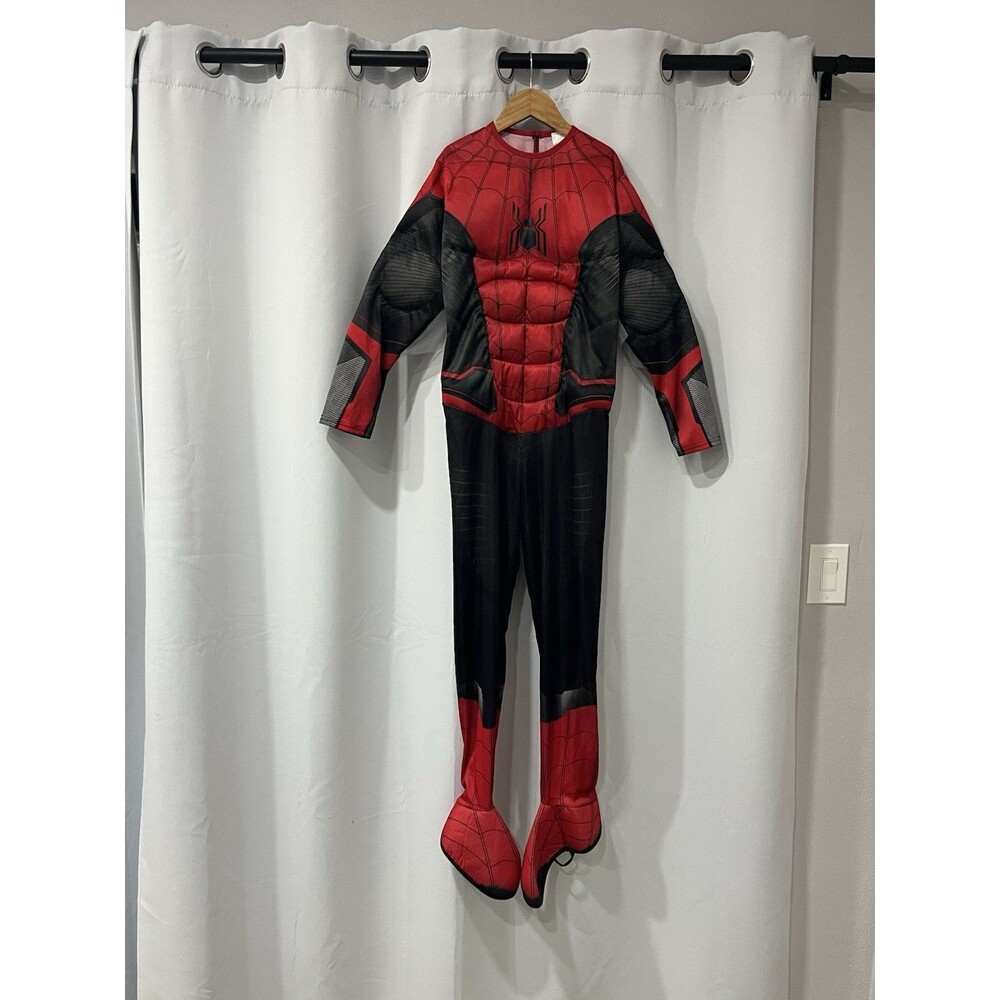 Rubies Marvel Spider-Man Costume Boys Large Deluxe Muscle Web Wings No Mask